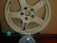 ENKEI WRC TARMAC EVO 17inch 8J offset+35mm PCD114.3mm-5H重量