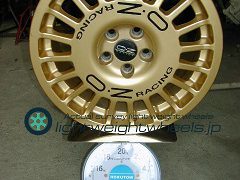 OZ Racing RALLY RAID 16inch 7J offset+48mm PCD100mm-5H 重量