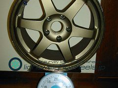 RAYS VOLK Racing TE37 17inch 9.5J offset+42mm PCD120.65mm-5H 重量計測結果 |  実測軽量ホイールズ