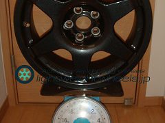 Tecnomagnesio 205R 16inch 7J offset+25mm PCD98mm-5H 重量計測