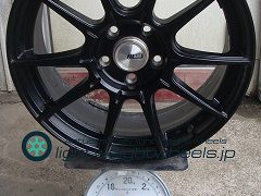 TANABE SSR GTX01 18inch 7.5J offset+53mm PCD114.3mm-5H 重量計測画像