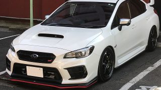 シンイチ　wr sti vabホイール② VAB型 WRX STI S208 x RAYS VOLK RACING G025 19インチ ボルドー