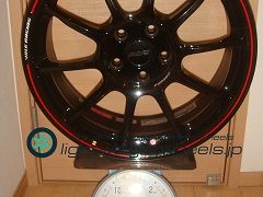 ZE40 TIME ATTACK EDITION 18inch 7.5J offset+43mm PCD112mm-5H 重量計測画像