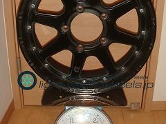 MLJ XTREME-J 16inch5.5J+20重量計測画像