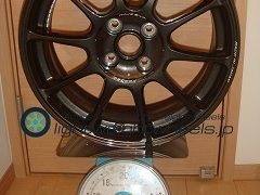 MAZDA純正ZE40 RS 16inch7J+45mm100mm-4H重量計測画像