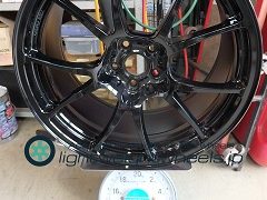 TWS T66-F18inch9.5J+45mm100mm-5H重量計測画像
