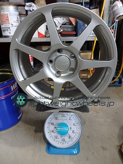 ProdriveGC-07J17inch7.5J+50mm112mm-5H重量計測画像