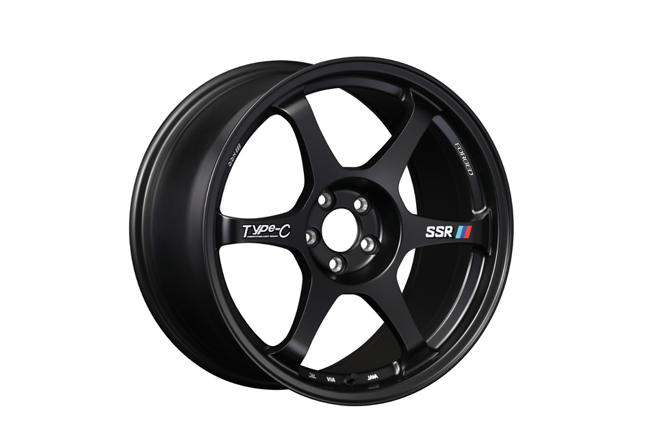 SSR Type C 17インチホイールセット SSR 4本で条件付送料無料 鍛造 1本価格 TYPE-C FORGED BK 17inch