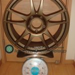 DIREZZA RSC 17inch7J+43mm114.3mm-5H重量計測画像ケース2