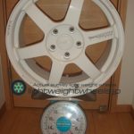 RAYS TE37 SAGA S-plus17inch7.5J+48mm114.3mm-5H重量計測画像
