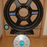 RAYS TE37X 16inch5.5J+16mm139.7mm-5H重量計測画像
