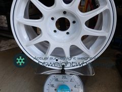 WEDS TC-105X GRAVEL 15inch7J+35mm100mm-5H重量計測画像