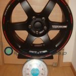 RAYS TE37 SAGA TIMEATTACKEDITION 18inch8.5J+35mm120mm-5H重量計測画像