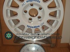 SPEEDLINE CORSE TYPE 2118 15inch7J+38mm114.3mm-5H重量計測画像