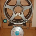 WEDS MAD SPOKE HASE SPEC 16inch5.5J+20mm139.7mm-5H重量計測画像