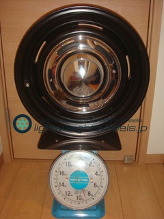 DEAN CROSS COUNTRY16inch5.5J+20mm139.7mm-5H重量計測画像