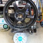RAYS TE37 SONIC16inch5.5J+45mm100mm-4H重量計測画像
