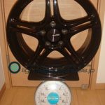 POTENZA SW005 17inch7.5J+45mm114.3mm-5H重量計測画像