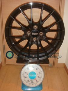 ND ROADSTER RF option BBS17inch7J+45mm100mm-4H重量計測画像