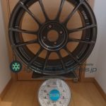SSR GTX04 17inch7J+43mm100mm-4H重量計測画像