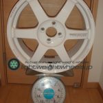 TE37SAGA S-plus17inch7.5J+38mm100mm-4H重量計測画像