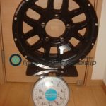 RAYS F6 boost 16inch5.5J+20mm139.7mm-5H重量計測画像