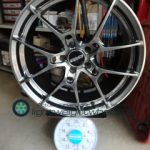 RAYS G025 19inch8.5J+38mm114.3mm-5H重量計測画像