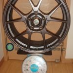 WEDS TC-005 18inch7.5J+48mm114.3mm-5H重量計測画像